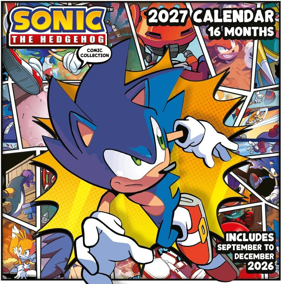 Sonic the Hedgehog Calender - Square Calender 2027