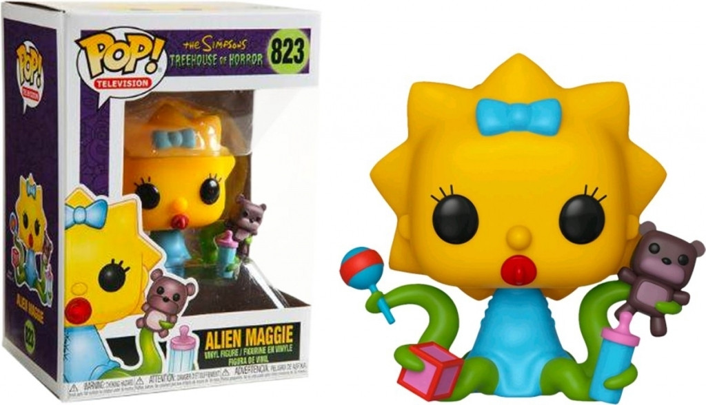 The Simpsons Treehouse of Horror Pop Vinyl Figure Alien Maggie