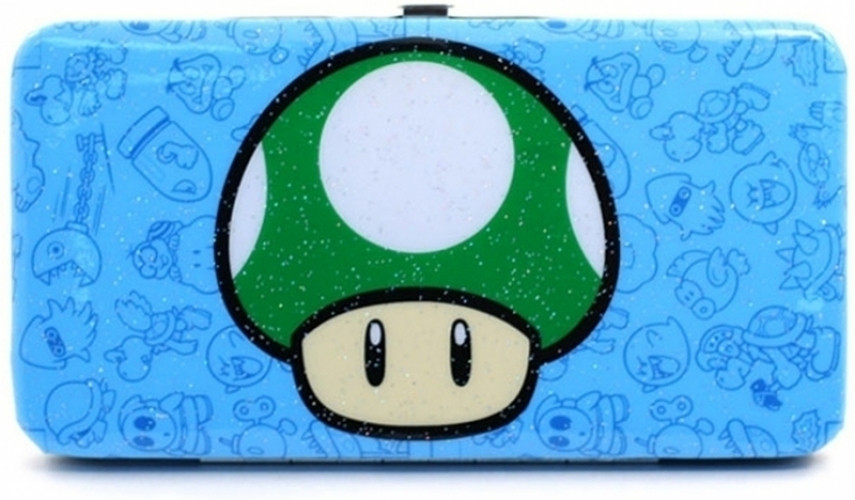Image of Nintendo Portemonnee 1Up Mushroom (Blue)