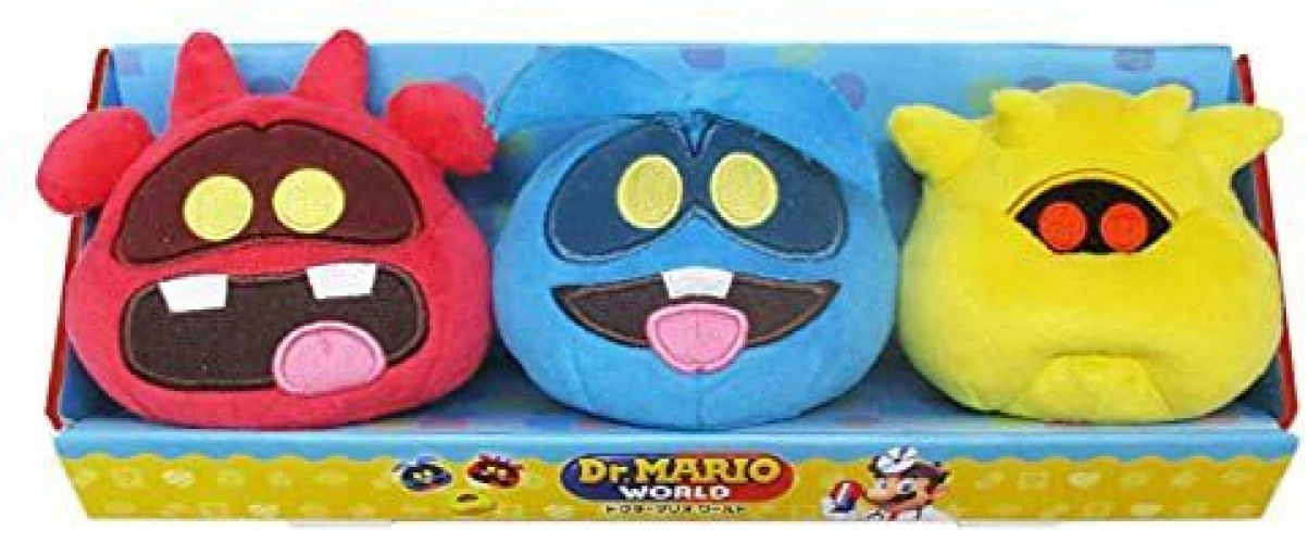 Dr. Mario - Virus Pluche 3-Pack