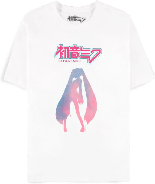 Hatsune Miku Dames Tshirt -M- Silhouette Wit