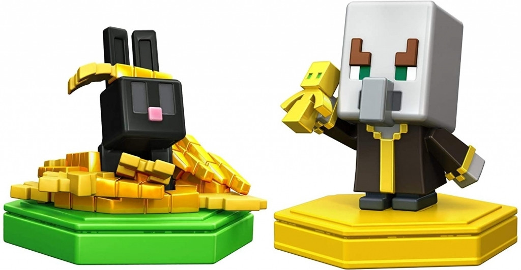 Minecraft Earth Boost Mini Figures 2-Pack - Villager & Rabbit