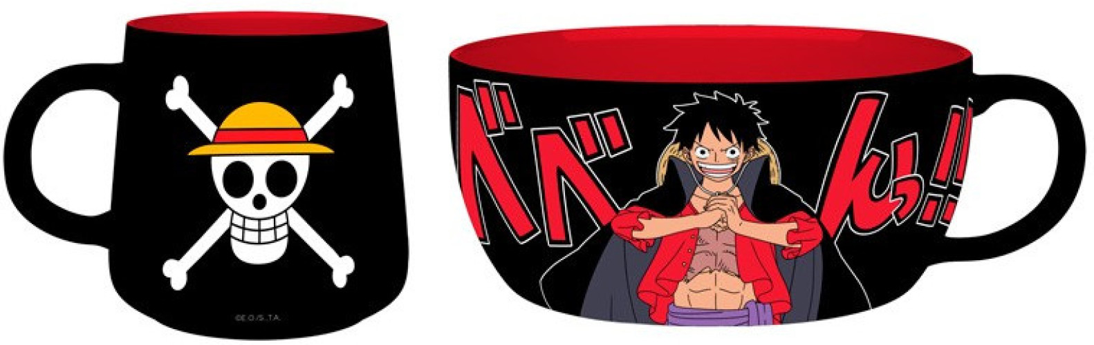 One Piece Breakfast Set (Mug + Bowl) - Luffy afbeelding