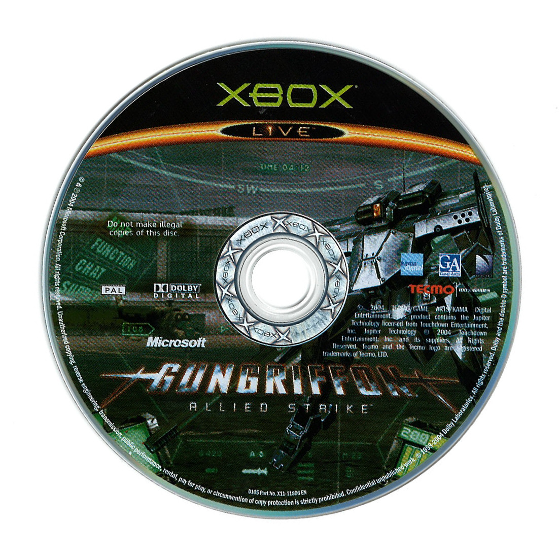 GunGriffon Allied Strike (losse disc)