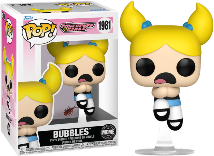 The Powerpuff Girls Funko Pop Vinyl: Bubbles (Meme Edition) afbeelding