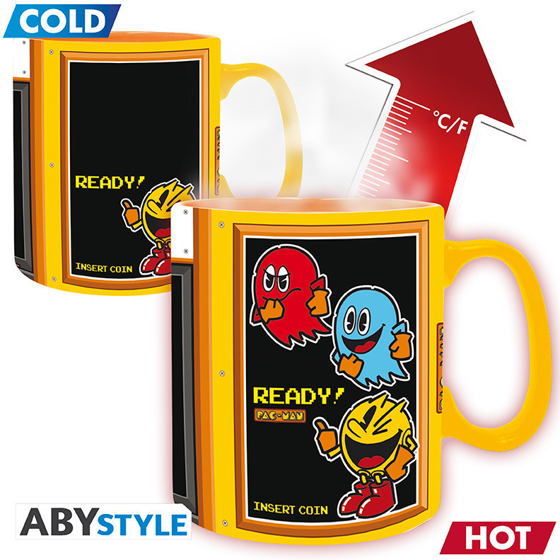 Abystyle Pac-Man Heat Change Mug - Arcade