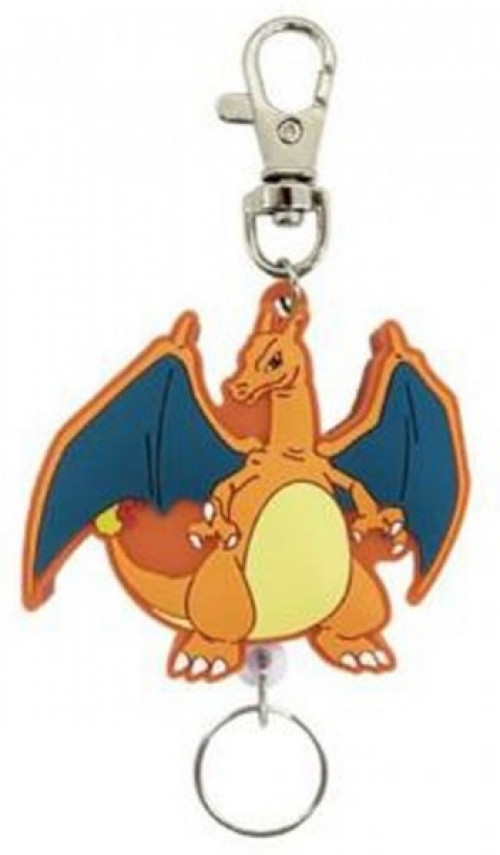 Pokemon Rubber Reel Keychain - Cyndaquil