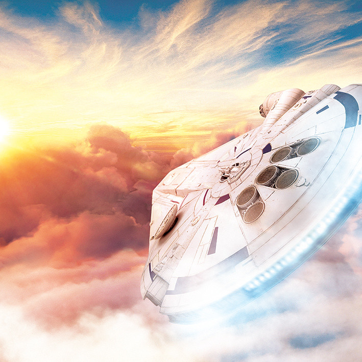 Star Wars Canvas - Millennium Sunset (40x40cm) kopen?
