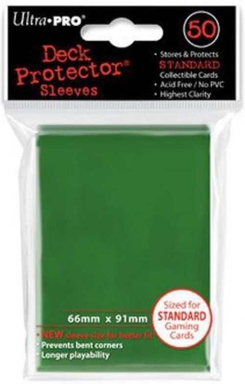 Ultra Pro - Deck Protector Sleeves Donkergroen (Gloss) (50 stuks)