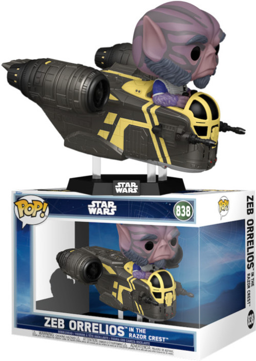 Star Wars Funko Pop Rides Deluxe Vinyl: Zeb Orrelios in The Razor Crest