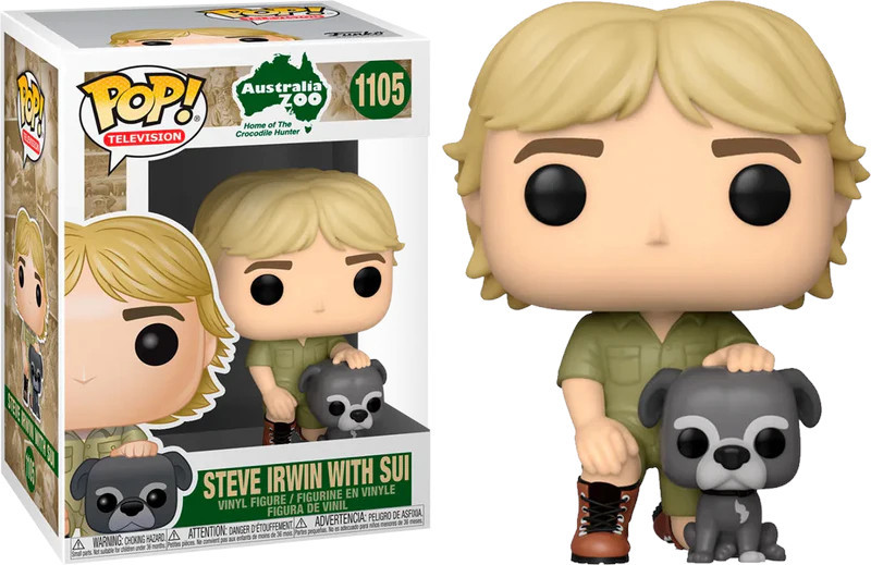 Australia Zoo Pop Vinyl Steve Irwin with Sui