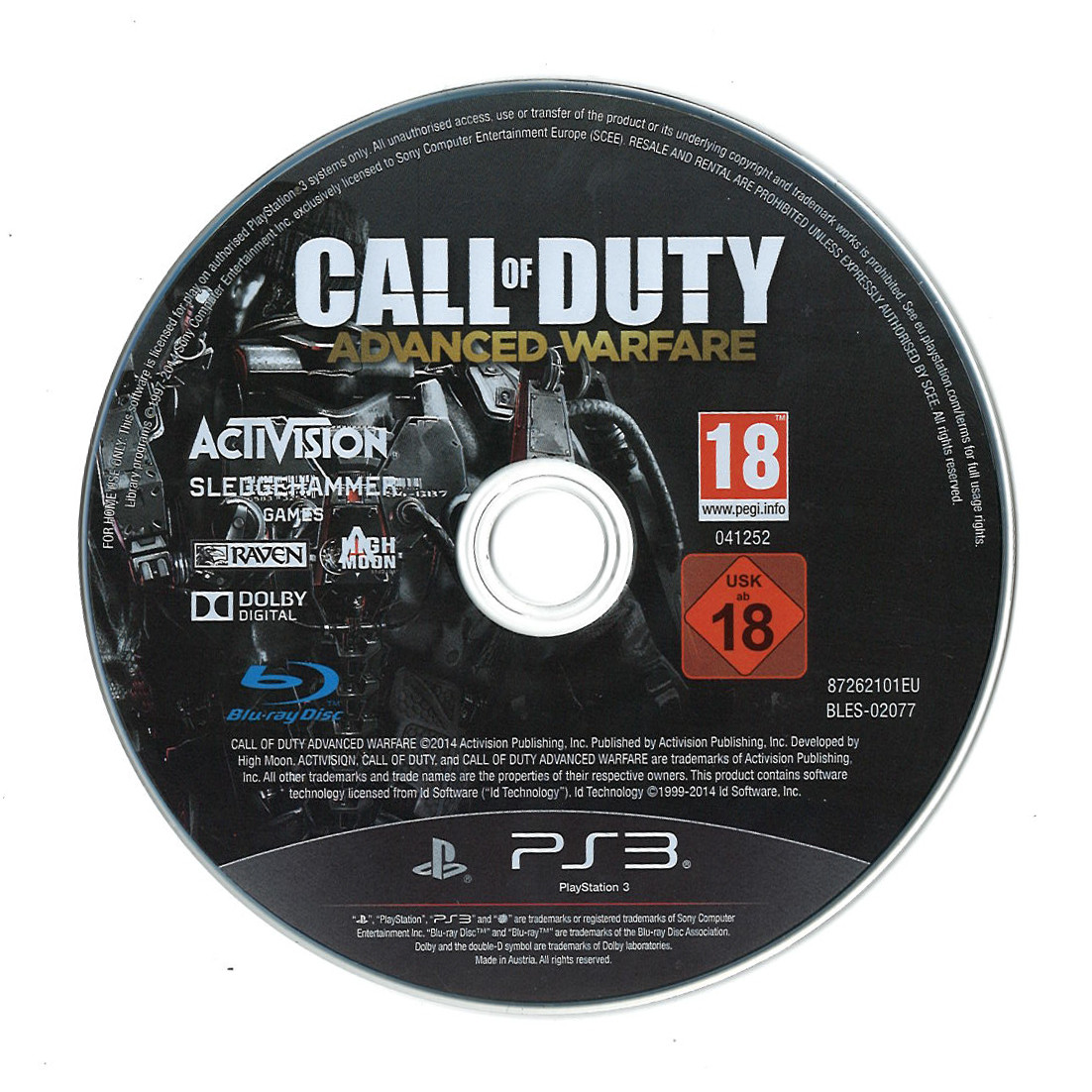 Call of Duty Advanced Warfare (losse disc)