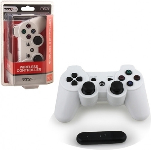 Image of PS3 Wireless Controller White (TTX Tech)