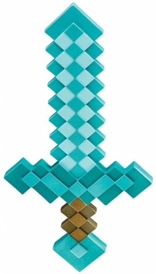 Minecraft Plastic Diamond Sword (51cm)