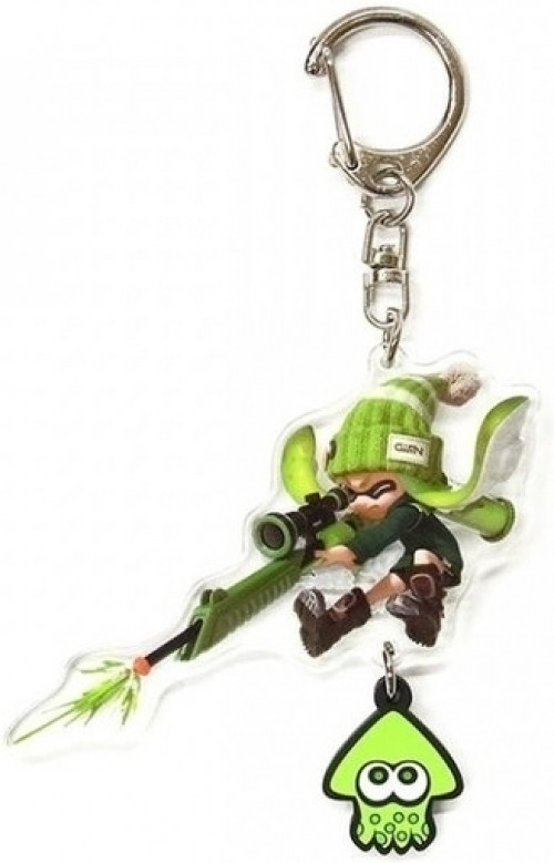 Splatoon Acrylic and Rubber Keychain - Girl (Charger)