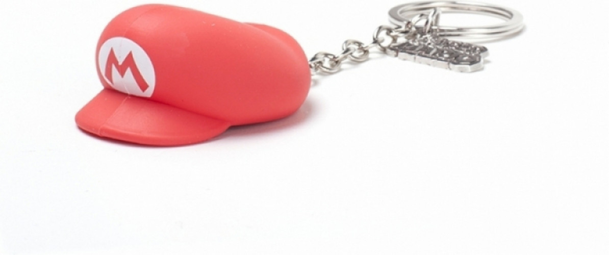Nintendo - Mario Hat 3D Rubber Keychain