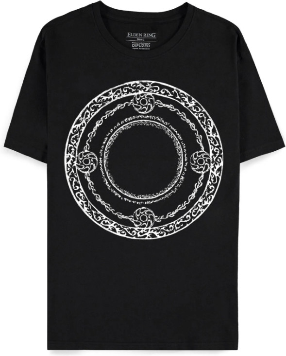 Elden Ring Heren Tshirt -2XL- Graphic Art Insignia Zwart