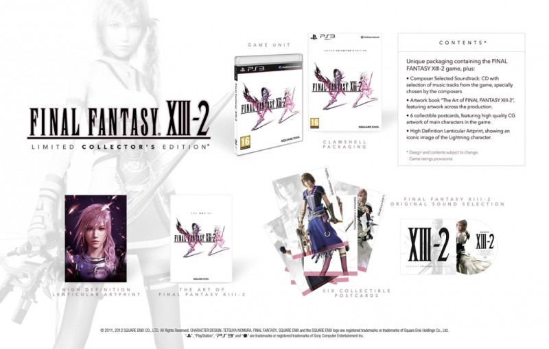 Square Enix Final Fantasy XIII-2 Limited Collector's Edition