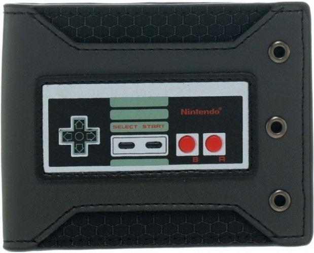 Image of Nintendo - Controller Rubber Badge Bifold Portemonnee