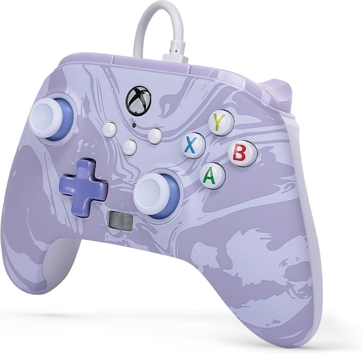 PowerA Geavanceerde Bedrade Controller - Xbox Series X|S - Lavender Swirl