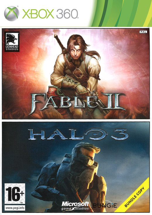 Image of Double Pack Fable 2 + Halo 3