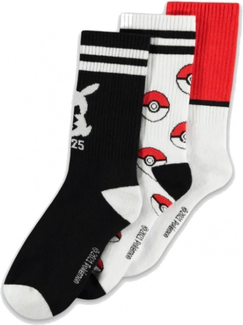 Pokémon - Sport Socks (3Pack)