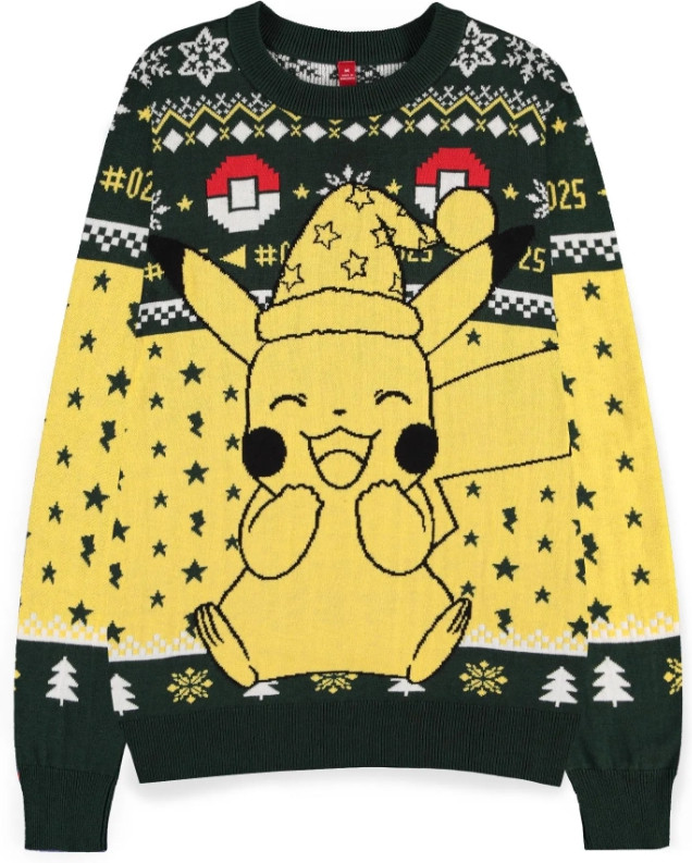 Pokémon - Pikachu Kerst Trui - Small
