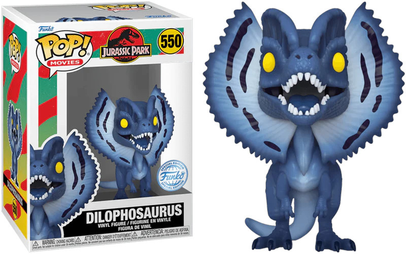 Jurassic Park Funko Pop Vinyl: Dilophosaurus (special edition) afbeelding