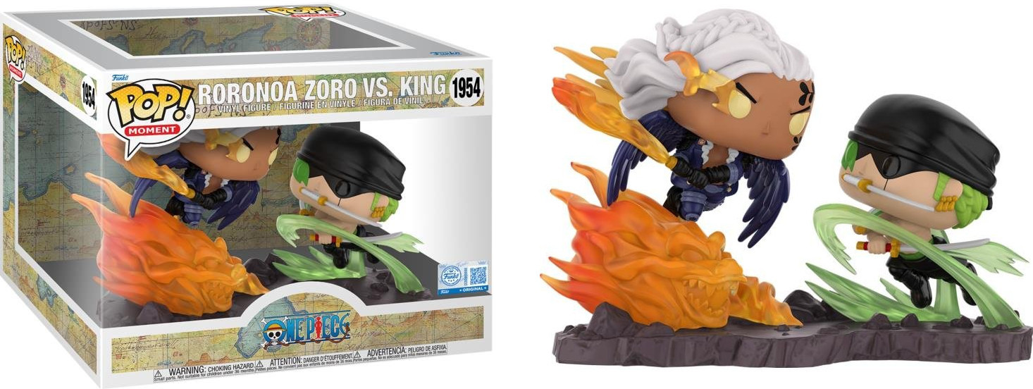 One Piece Funko Pop! Moment Vinyl: Roronoa Zoro vs. King afbeelding