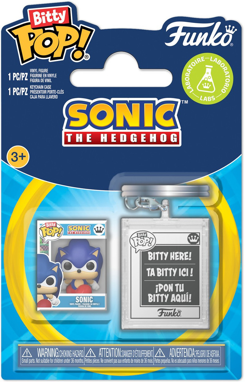Sonic The Hedgehog Funko Bitty Pop! Keychain Case: Sonic