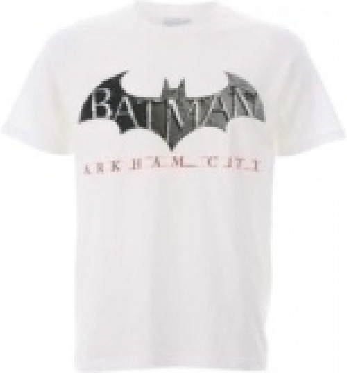 Batman Arkham City Logo White T-Shirt