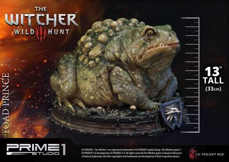 The Witcher 3 Wild Hunt - Toad Prince of Oxenfurt Statue