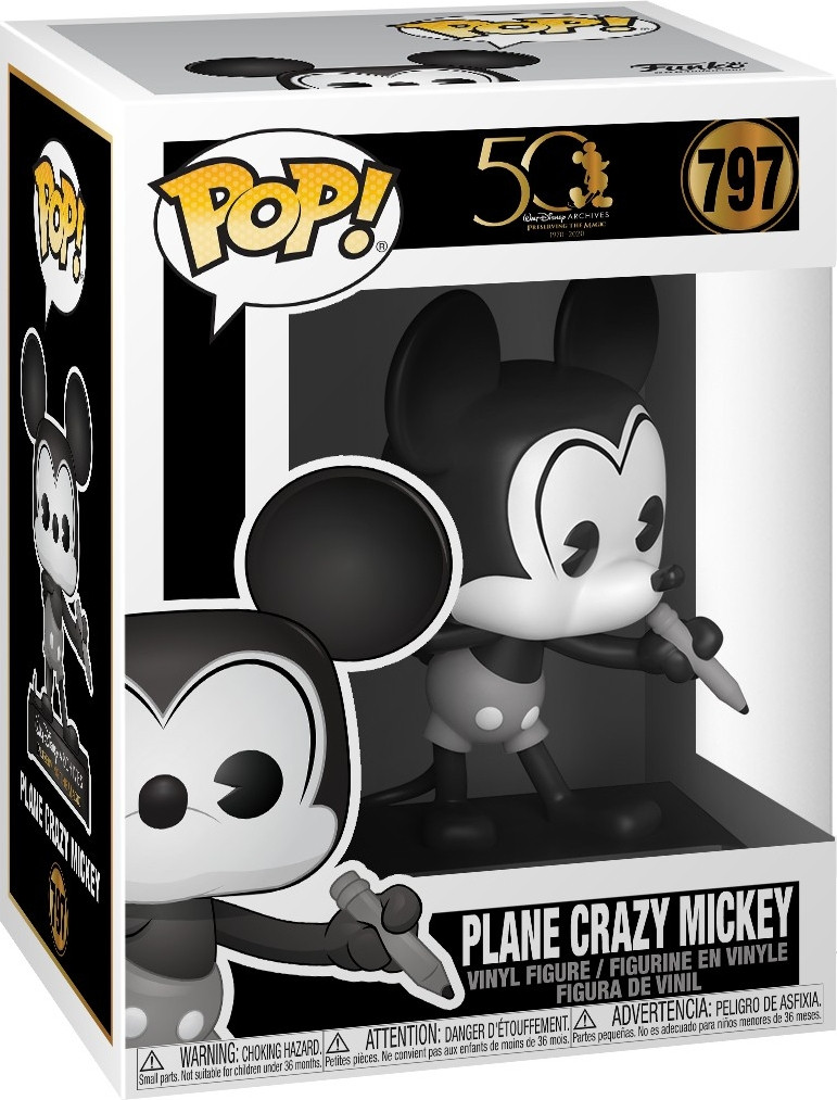 Disney Archives Pop Vinyl Plane Crazy Mickey