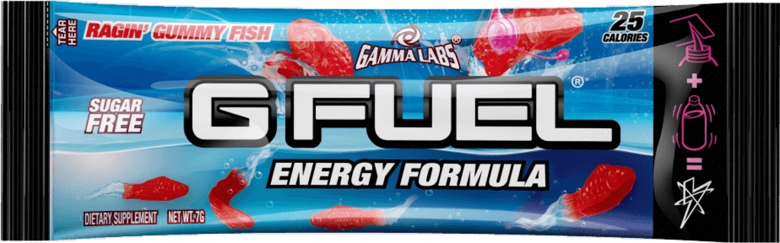 GFuel Energy Formula - Ragin' Gummy Fish Sample