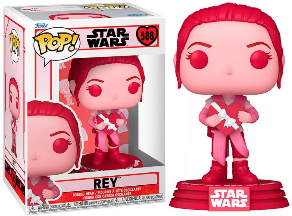 Star Wars Valentines Funko Pop Vinyl: Rey afbeelding