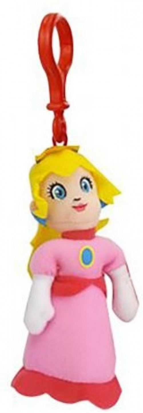 World of Nintendo Pluche Clip On - Peach