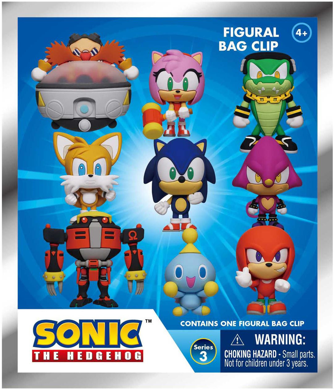 Sonic the Hedgehog 3D Bag Clip Blind Bag - Series 3 afbeelding