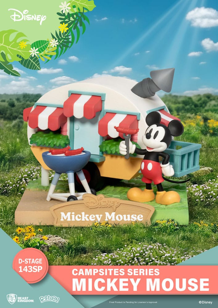 Beast Kingdom Disney D-Stage Statue - Campsite Mickey Mouse (Special Edition)