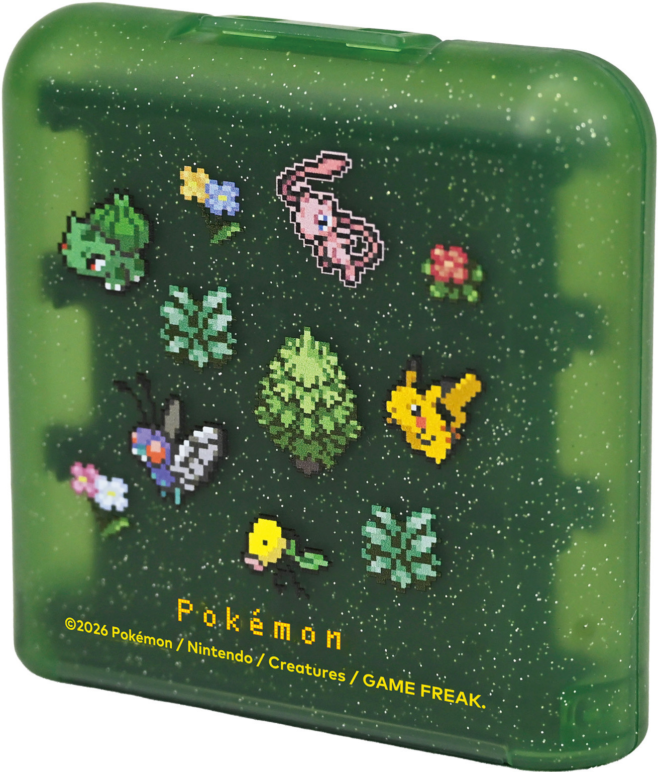 Hori Game Card Case 24 - Pokemon Pixel (Green)