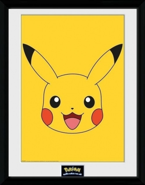 Image of Pokemon Collector Print - Pikachu Face