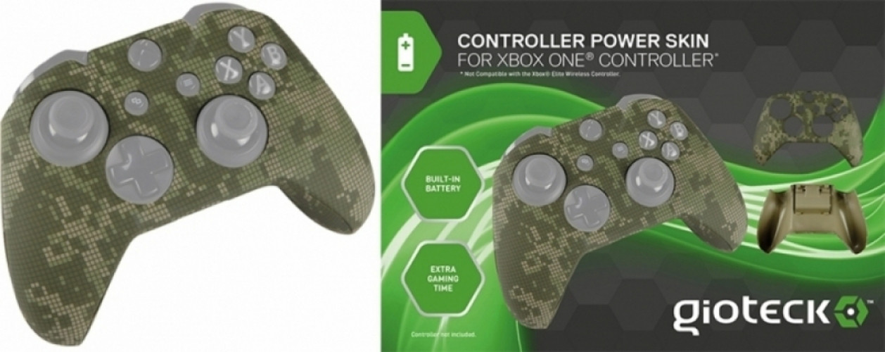Gioteck Controller Power Skin (Camo)