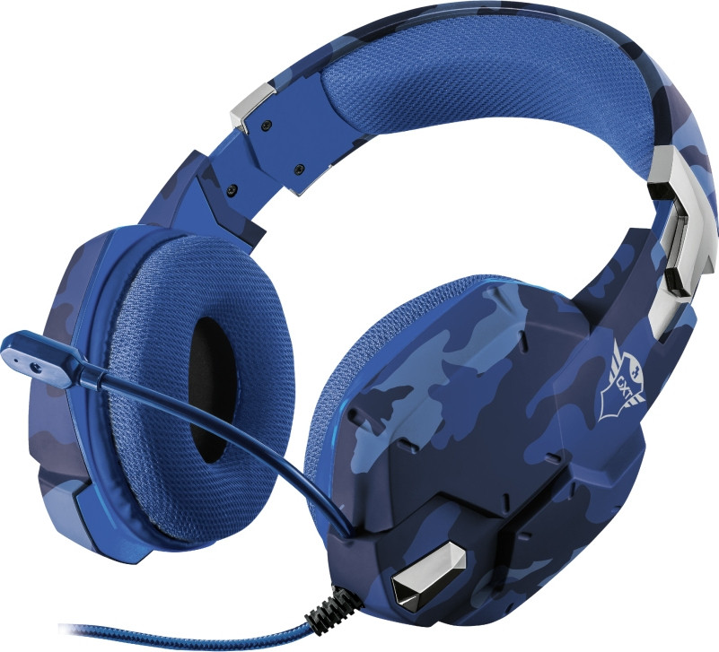 Trust GXT322B Carus Gaming Headset (Blue Camouflage)