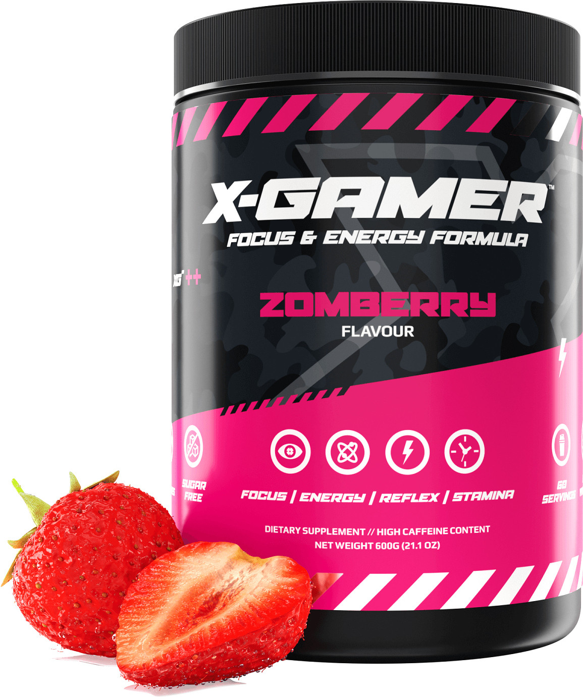 X-Gamer Focus & Energy Formula - Zomberry Tub