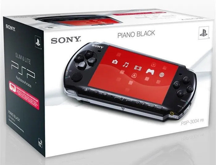 Sony PSP Slim & Lite Black (boxed) afbeelding