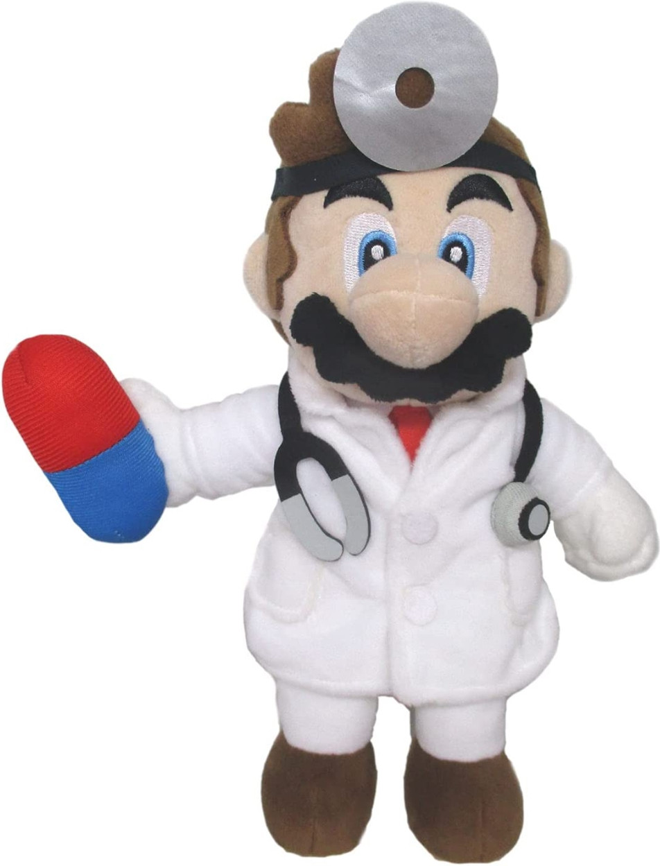Super Mario Pluche - Dr. Mario (23cm)