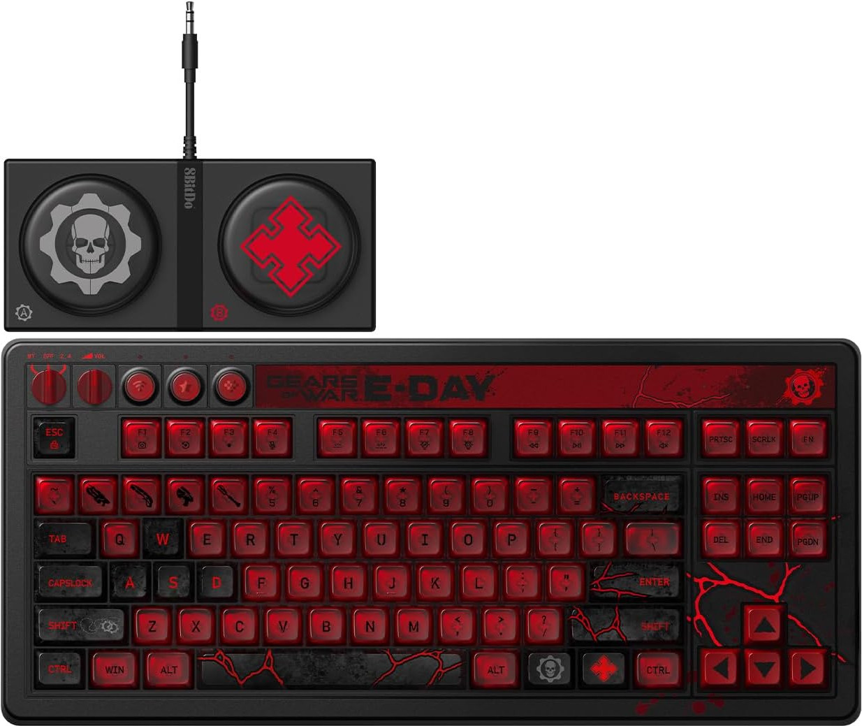 8Bitdo Retro 108 Mechanical Keyboard Gears of War: E-Day Edition