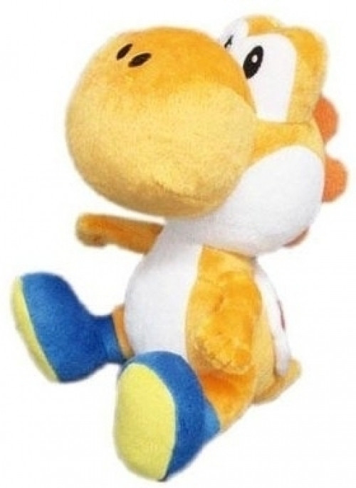 Image of Super Mario Bros.: Orange Yoshi 6 inch Plush