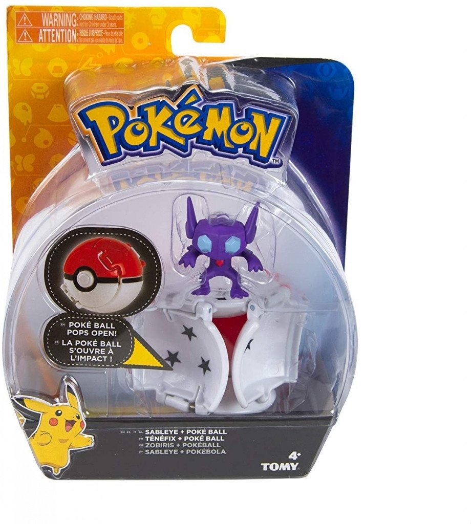 Pokemon Figure - Sableye + Pokeball (Throw 'n' Pop)