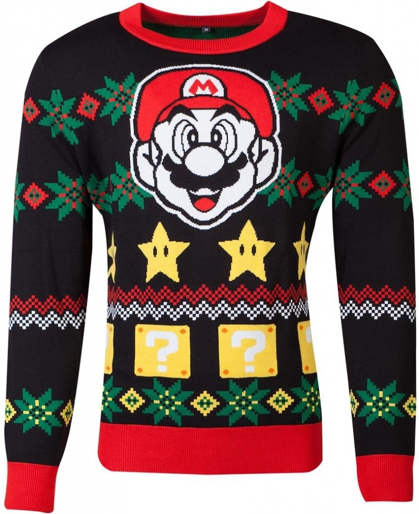 Nintendo - Super Mario Knitted Unisex Christmas Jumper
