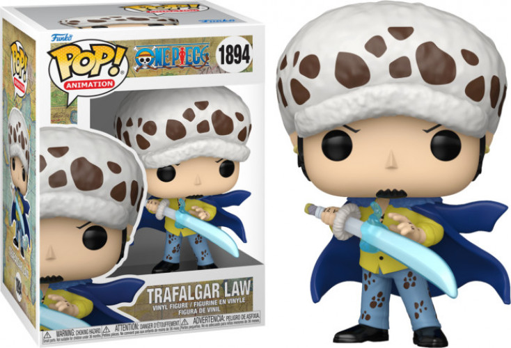 One Piece Funko Pop Vinyl: Law (with Blue Anesthesia) afbeelding
